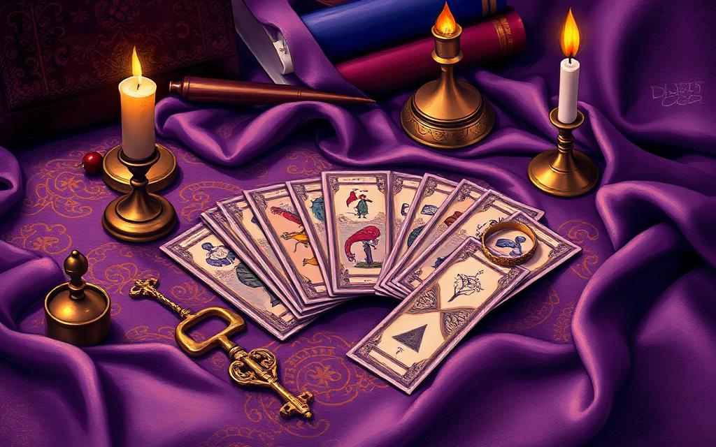 Ilustração de Baralho cigano (Lenormand)