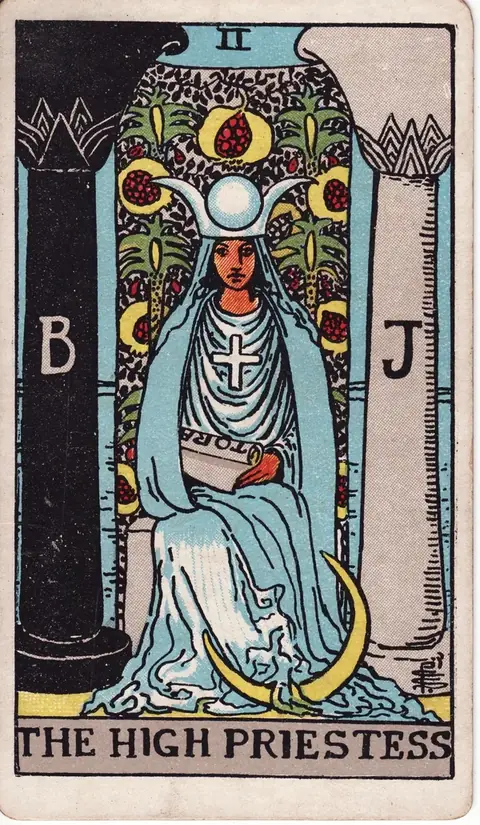 Carta de tarot A Sacerdotisa