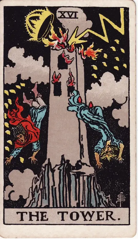Carta de tarot A Torre