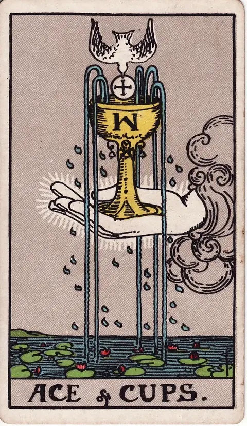 Carta de tarot Ás de Copas