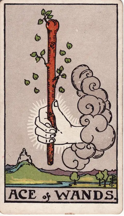 Carta de tarot Ás de Paus