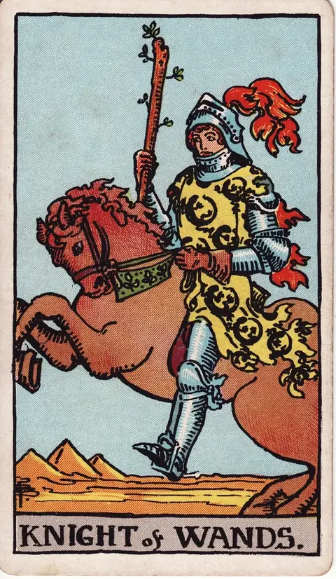 Carta de tarot Cavaleiro de Paus