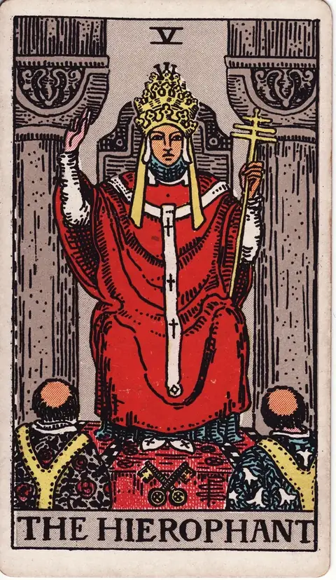 Carta de tarot O Hierofante