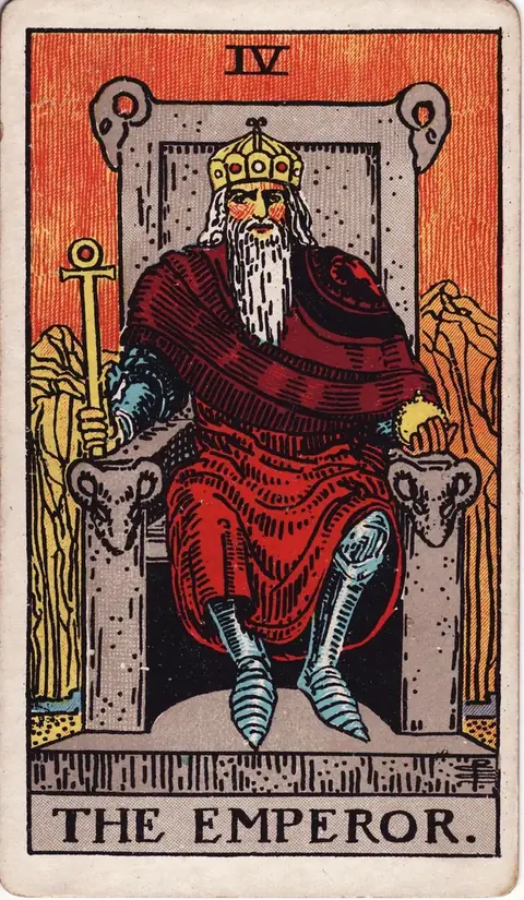 Carta de tarot O Imperador