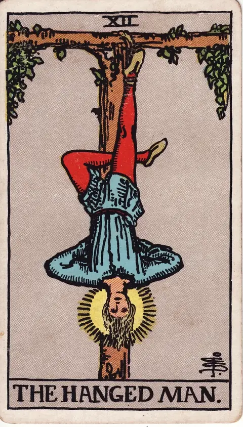 Carta de tarot O Pendurado