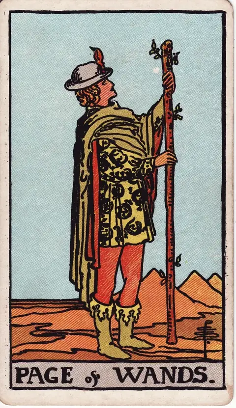 Carta de tarot Pajem de Paus